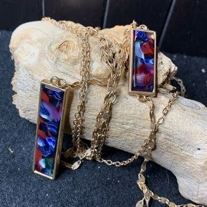 Bar Abalone Necklace